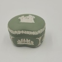 Wedgwood - Green Jasper ware - Trinket Box