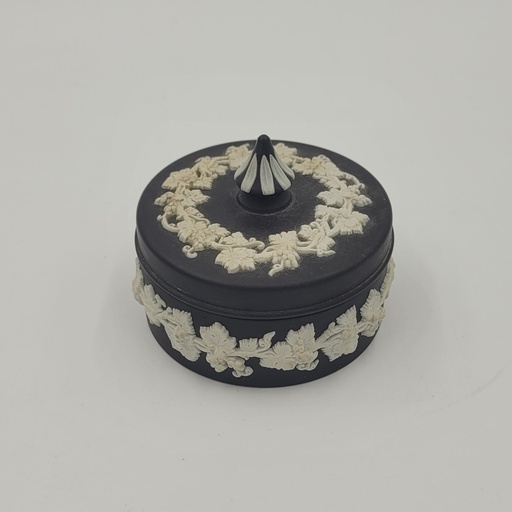 Black Jasper ware - Wedgwood - Trinket Box