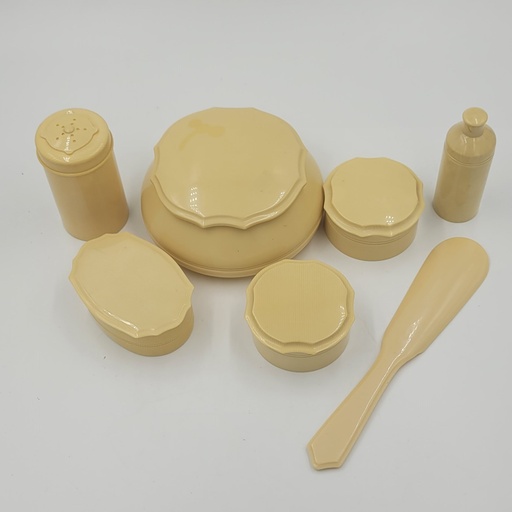 French Ivory Vanity Set 2